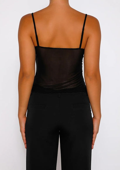 Gothic Sexy Lace Top - Color Theory | Black