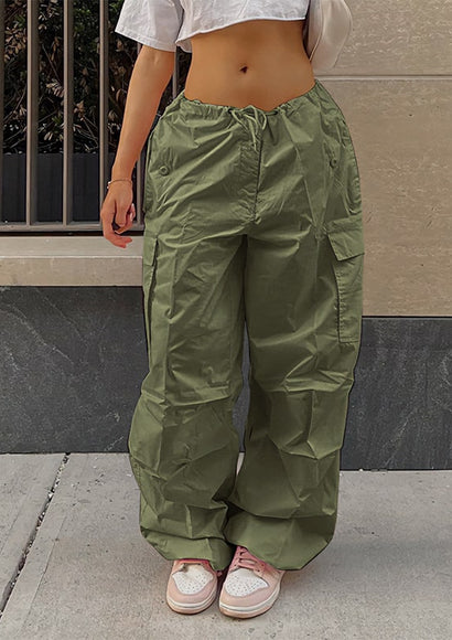 Ultra Baggy Cargo Pants - Color Theory | Olive