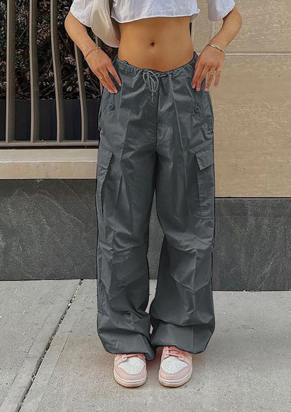 Ultra Baggy Cargo Pants - Color Theory | Grey