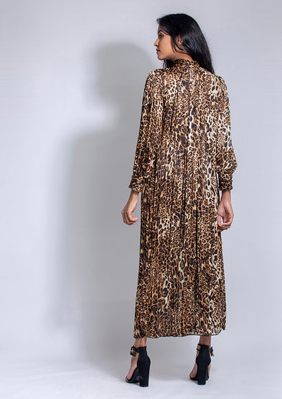 Leapard dress - Color Theory | Brown