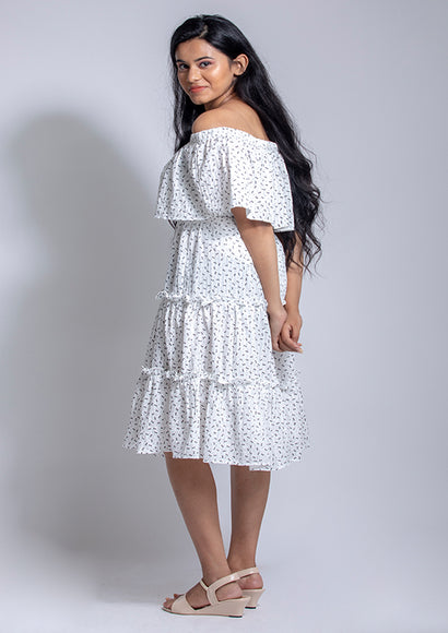 Printed Dress - Color Theory