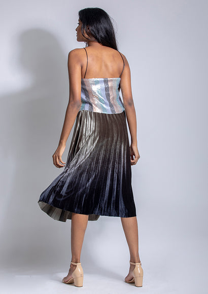 Sequins Multi-colored Crop Top - Color Theory