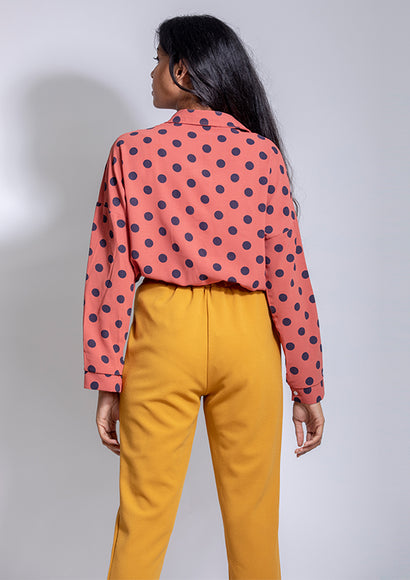 Polka Shirt - Color Theory | Orange