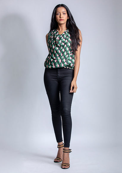 Gathered Top - Color Theory