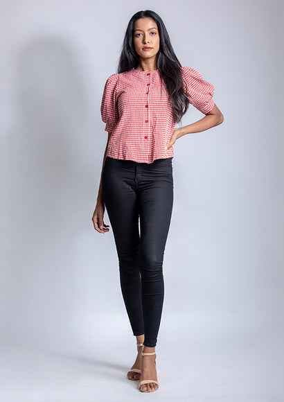 Red Check Shirt - Color Theory