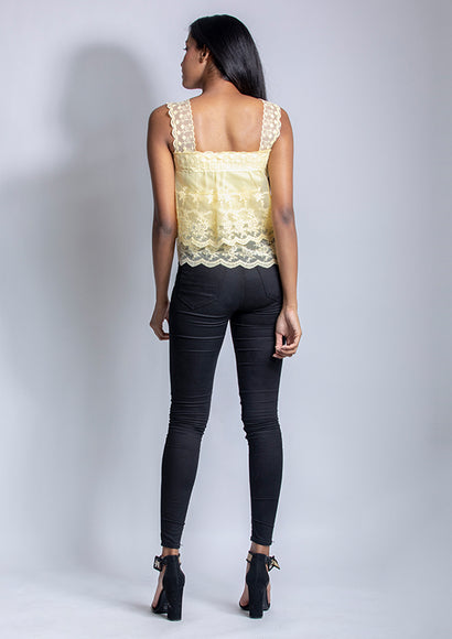 Yellow Lace Top - Color Theory
