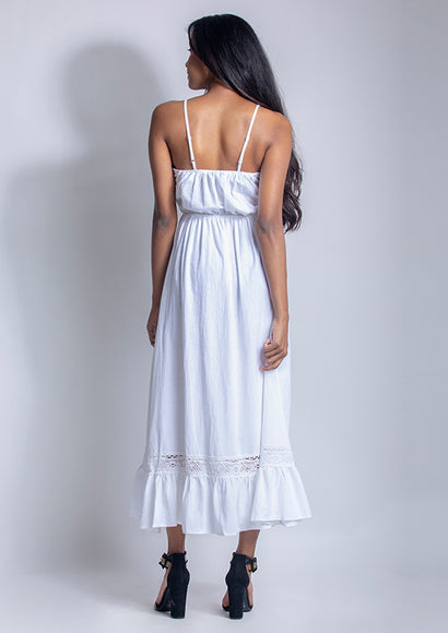 White Long Dress - Color Theory