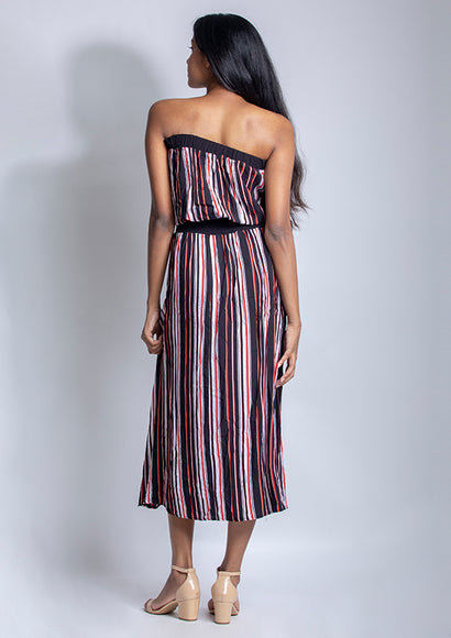 Bandeau Off-Shoulder Dress - Color Theory