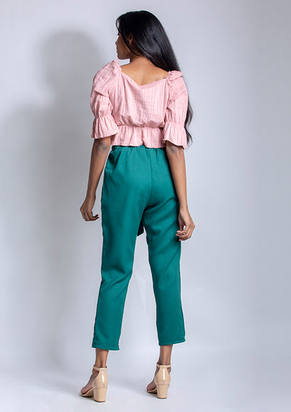 Cut Work Crop Top - Color Theory