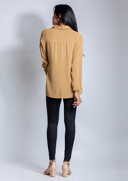 Polka Shirt with Peter Pan Collar - Color Theory