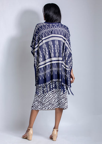 Poncho - Color Theory | Navy-blue