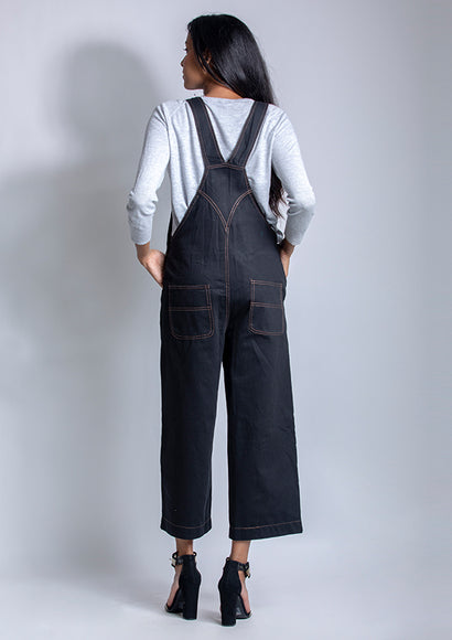Denim Dungarees with Slip Pockets - Color Theory   